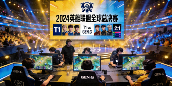 英雄联盟全球总决赛T1与GEN.G战队激烈对战直播